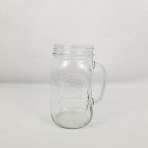 Large mason jar drinking mug